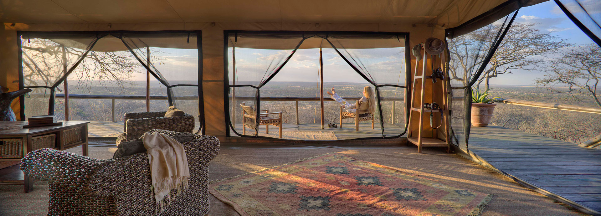 Enjoy a chance for some R&R inbetween game drives at Subeti Tented Camp