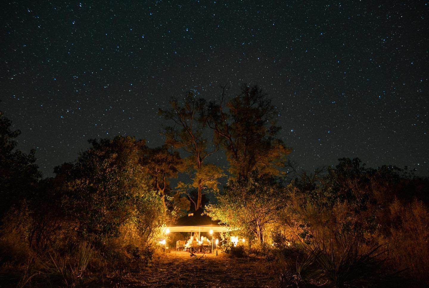 At Barclay Stenner Mobile Camp in Botswana's Okavango Delta, every night is perfect for a little safari stargazing