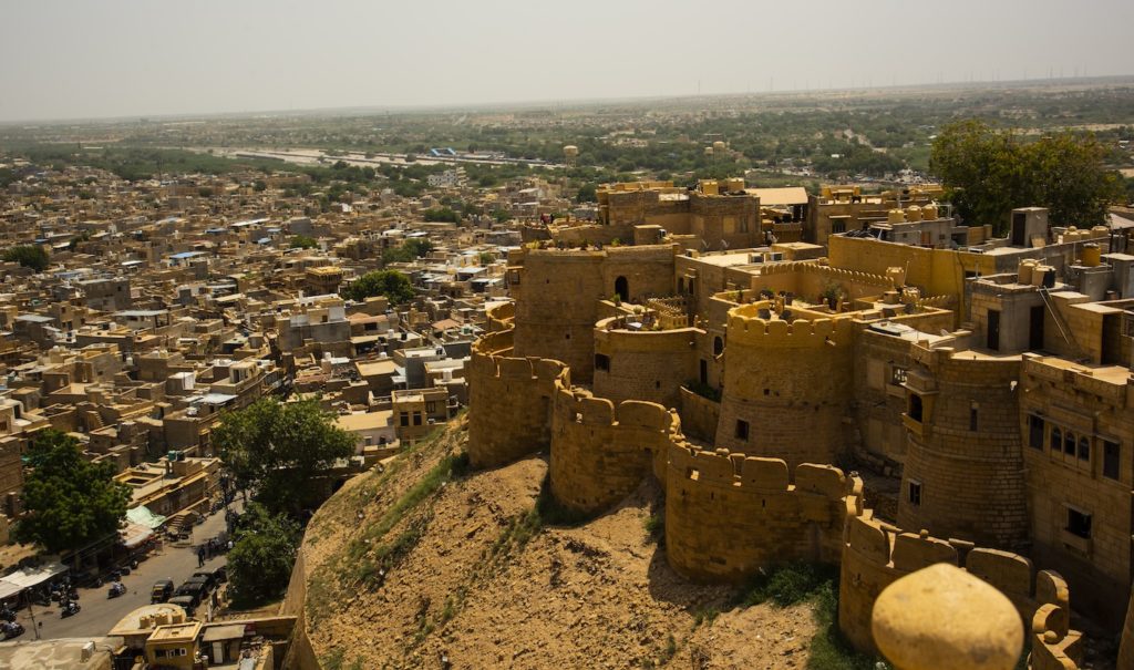 Jaisalmer Fort known as the Golden Fort, Jaisalmer, India.