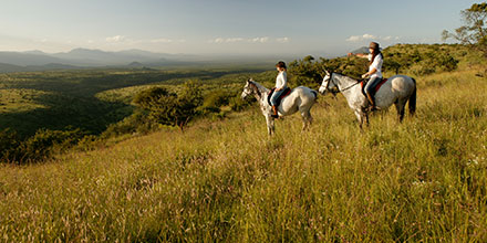 Horseriding in Kenya