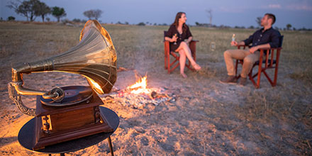 Shinde sundowners with gramaphone