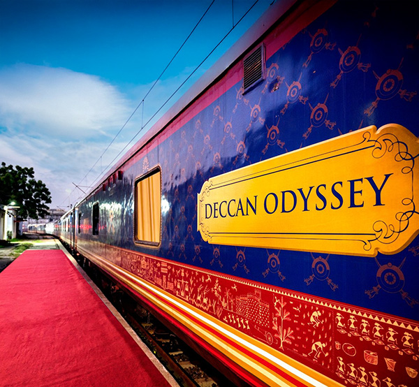 The Deccan Odyssey offers spectacular rail travel in India